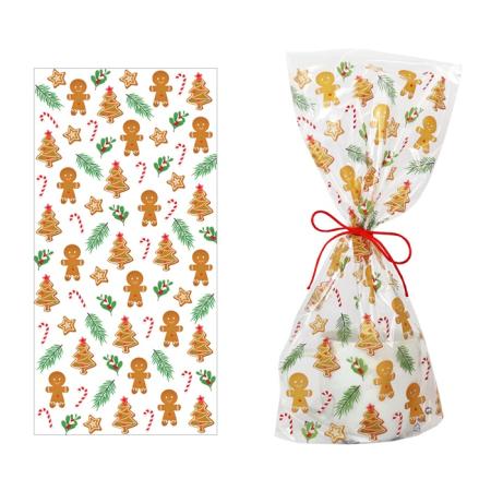 Sáčky vánoční - Perníček 20 x 40 cm