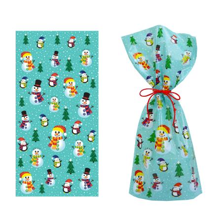 Sáčky vánoční - Sněhulák 20 x 40 cm