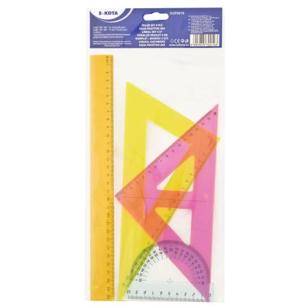 Sada pravítek NEON -  sada/ 4ks