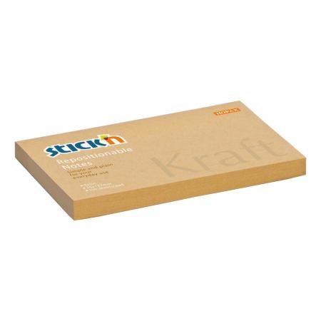 Samolepicí bločky Hopax Kraft Notes -  76 mm x 127 mm / 100 lístků