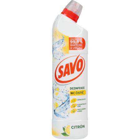 SAVO WC gel - Citrón / 750 ml