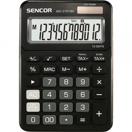 Kalkulačka Sencor SEC 372T -  displej 12 míst / černá