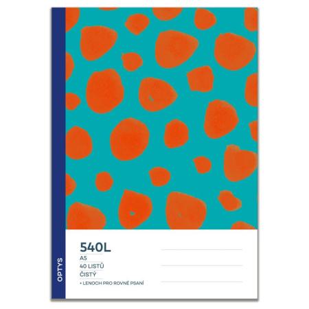 Sešit školní 540 bezdřevý s integrovaným lenochodem 40 listů
