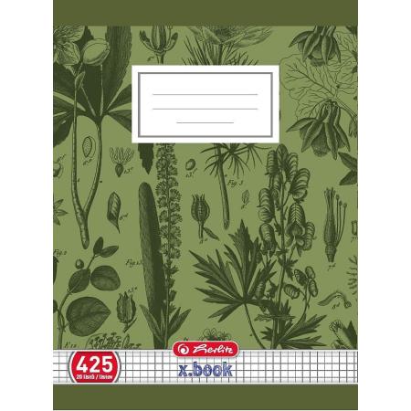 Sešit školní Herlitz Premium 425 - A4 / čtvereček / 20 listů