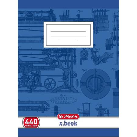 Sešit školní Herlitz Premium 440 - A4 / čistý / 40 listů