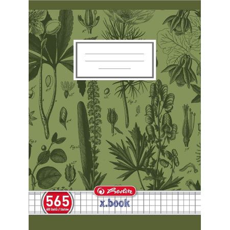 Sešit školní Herlitz Premium 565 - A5 / čtvereček / 60 listů
