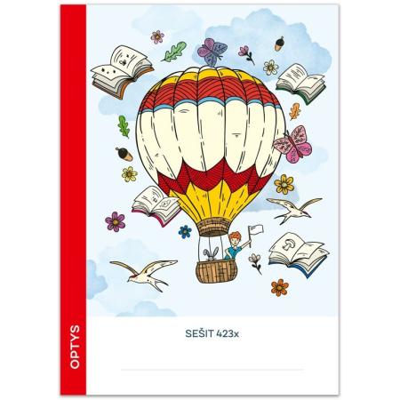 Sešit speciální 423x A4 linka čistý