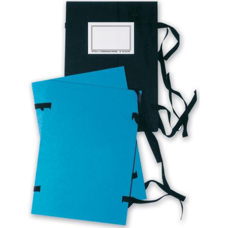 Spisové desky s tkanicí  -  A4 / modrá