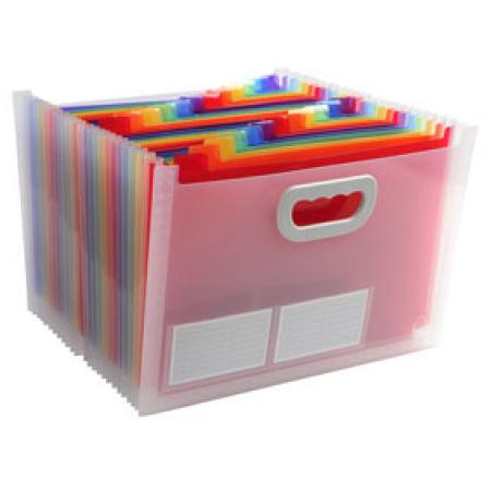 Stolní organizér Exacompta Crystal - A4 / 24 přihrádek