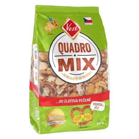 Sušenky Quadro - slaný mix / 200g