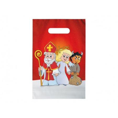 Taška Mikuláš S - mix s průhmatem 20 x 30 cm