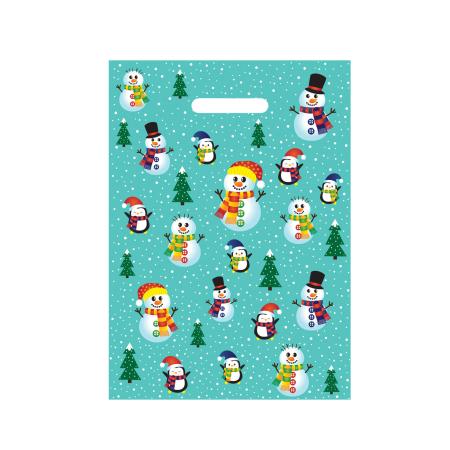 Taška Mikuláš - Sněhulák 25 x 35 cm