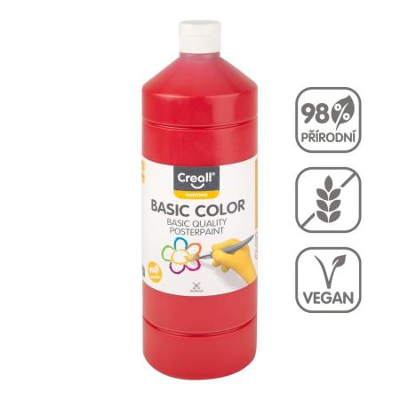 Temperová barva Creall - 1000 ml / červená
