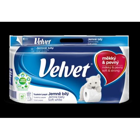 Toaletní papír Velvet - white / 8 rolí