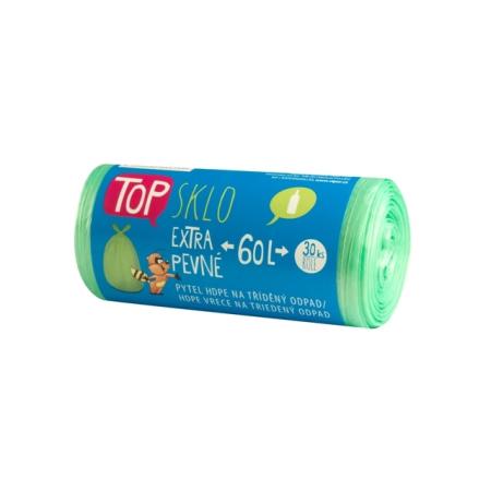 Vipor pytle do koše na tříděný odpad TOP 60L / 14my / 30ks / zelené