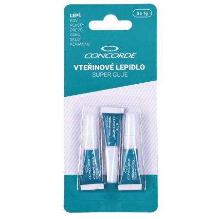 Vteřinové lepidlo Concorde - 3 x 1 g