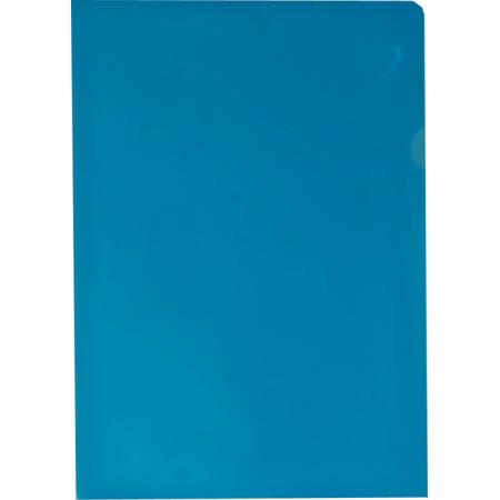 Zakládací obal A4 barevný  -  tvar L / modrá / 100 ks