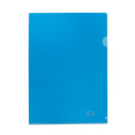 Zakládací obal A4 barevný  -  tvar L / modrá / 10 ks