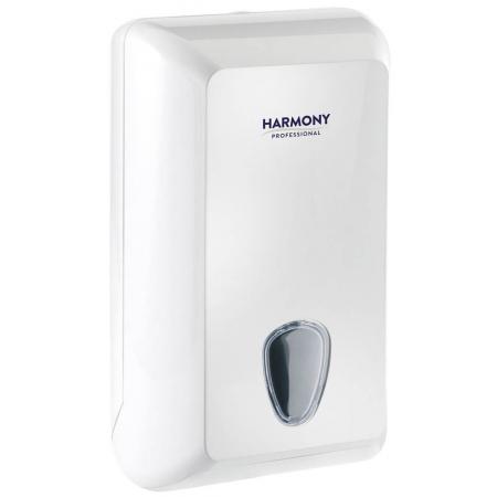 Zásobník na skladaný toaletní papír Harmony Professional - bílá / 300 x 132 x 170 mm