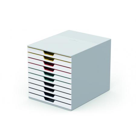Zásuvkový box VARICOLOR® MIX - 10 zásuvek / bílá