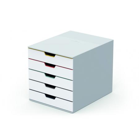 Zásuvkový box VARICOLOR® MIX - 5 zásuvek / bílá