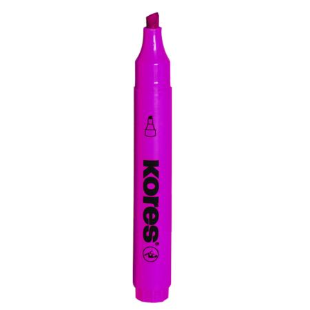 Zvýrazňovač Kores High liner PLUS - růžová